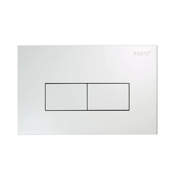 Placca di comando Pucci Eco Linea 80130560 bianca