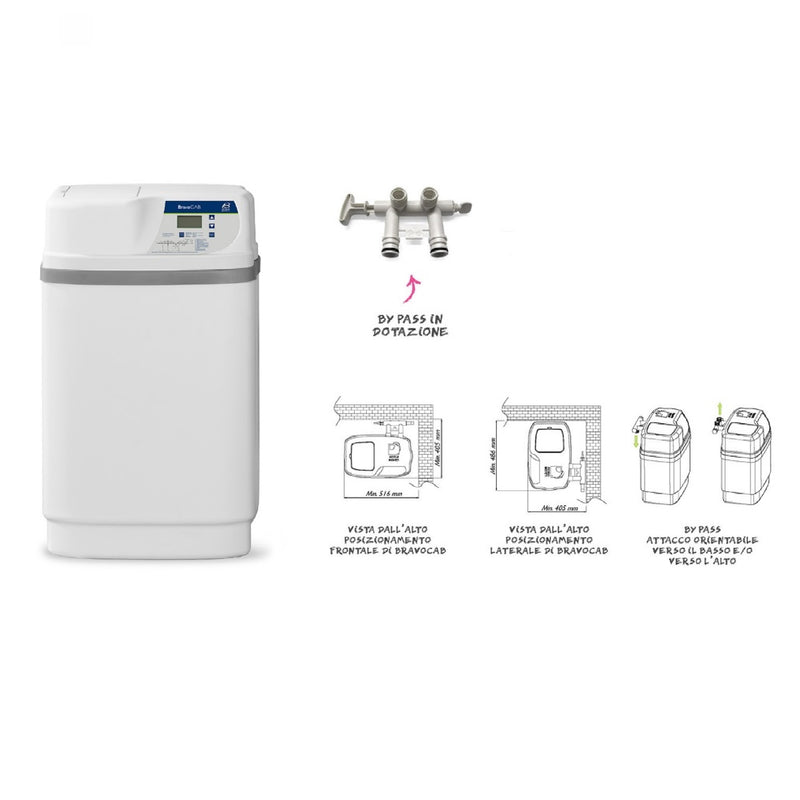 Addolcitore cabinato Acqua Brevetti Bravocab 22 a scambio ionico