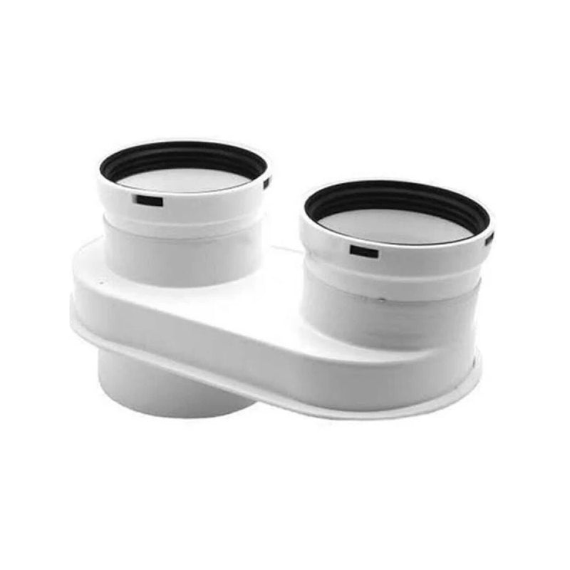 Kit scarico fumi sdoppiato 80/80 Baxi 7102689 per caldaie a condensazione