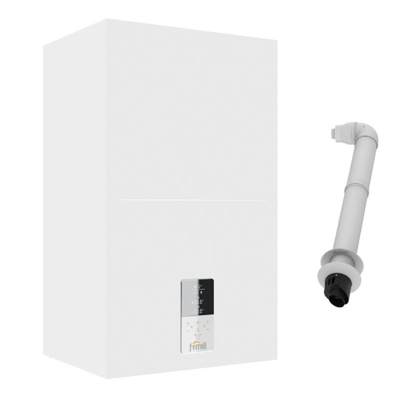 Caldaia a condensazione Ferroli 34 kw Bluehelix Hitech RRT 34C