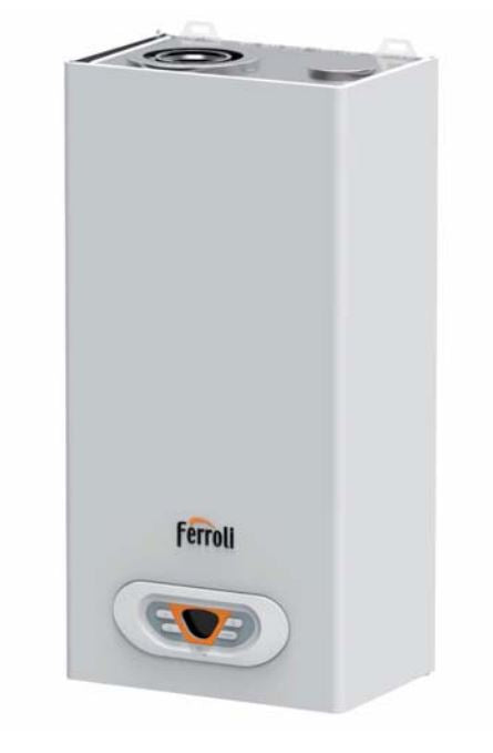 Scaldabagno a gas Metano 14 Litri Ferroli Sky Eco 14F Camera Stagna