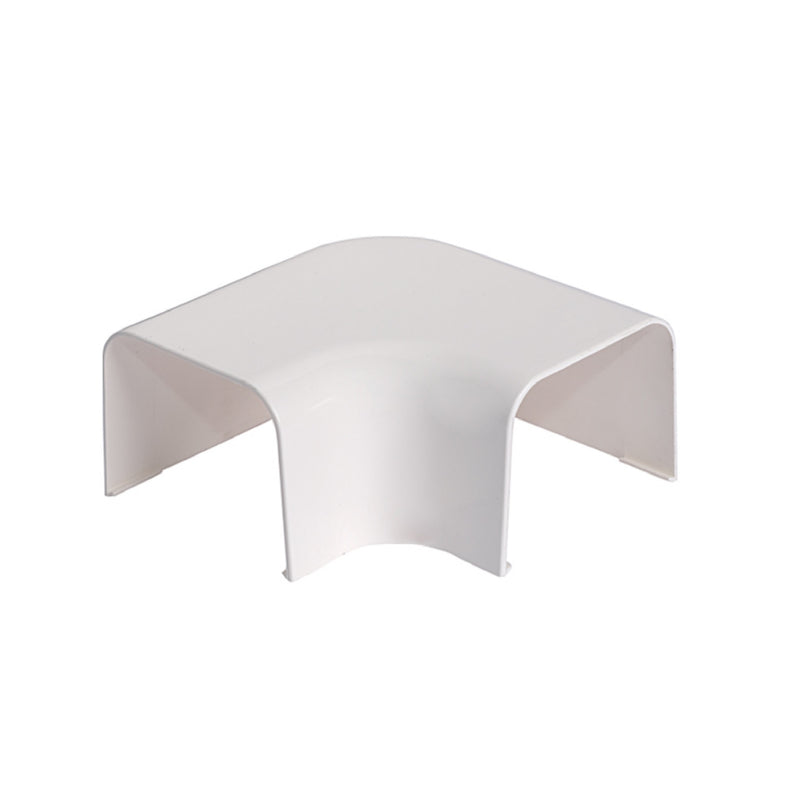 Curva piana Vecamco per canalina 65x50 per climatizzatori (box da 10 pz)