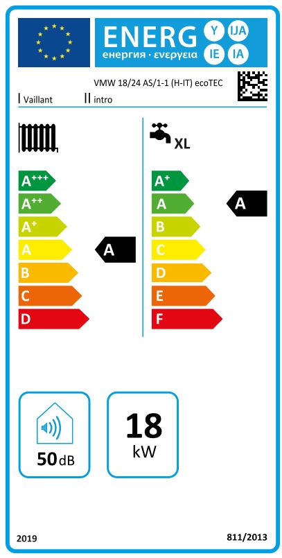 Caldaia a condensazione Vaillant 24 kw ecoTEC Intro VMW 18/24 AS/1-1