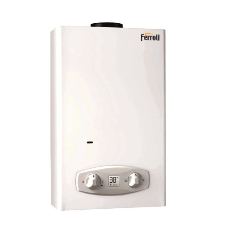 Scaldabagno a gas GPL 14 Litri Ferroli Zefiro Eco C14 Camera Aperta
