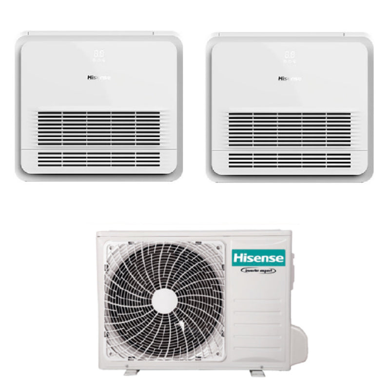 Climatizzatore Hisense Console serie Turbo Dual Split 9000+9000 Btu 2AMW42U4RGC