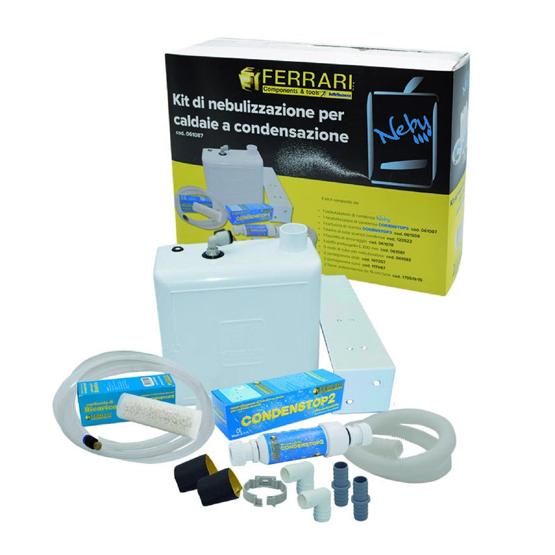 Kit nebulizzatore di condensa Ferrari Neby cod. 061087 per caldaie a condensazione fino a 24 Kw