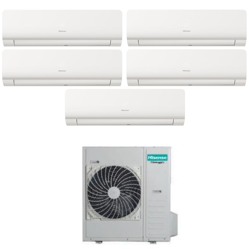 Climatizzatore Hisense New Energy Penta Split 9000+9000+9000+9000+9000 btu Wi-Fi 5AMW125U4RTA