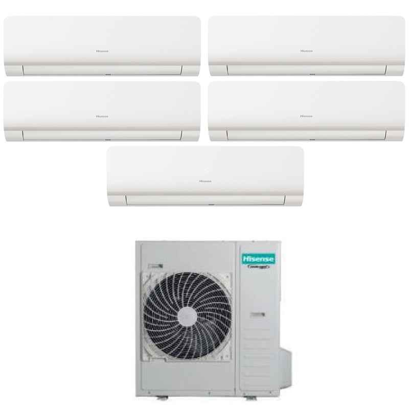 Climatizzatore Hisense New Energy Penta Split 9000+9000+9000+9000+12000 btu Wi-Fi 5AMW125U4RTA