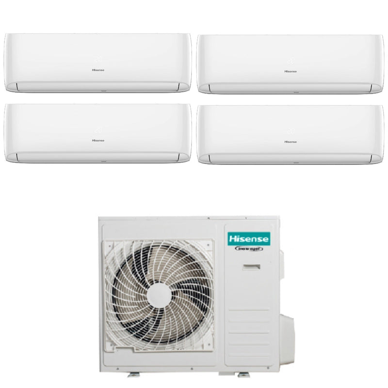 Climatizzatore Hisense Hi-Comfort Quadri Split 9000+9000+9000+18000 btu Wi-Fi 4AMW105U4RAA