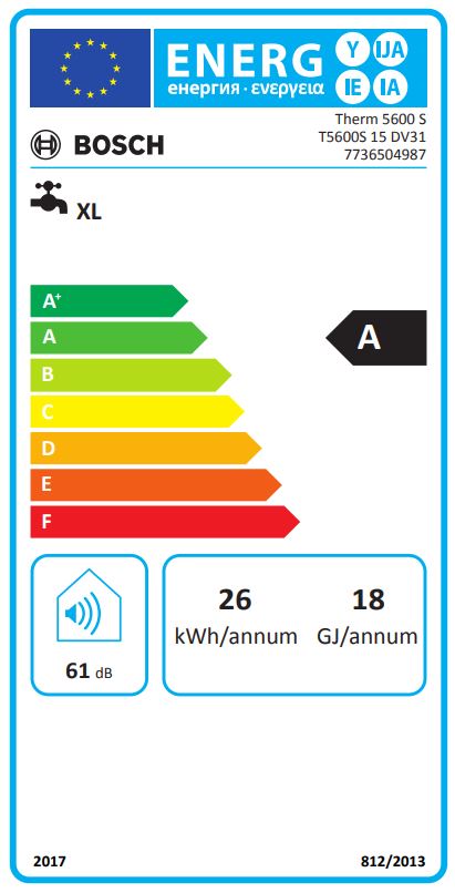 Scaldabagno a gas GPL 15 Litri Bosch Therm 5600 S 15 DV31 Camera Stagna