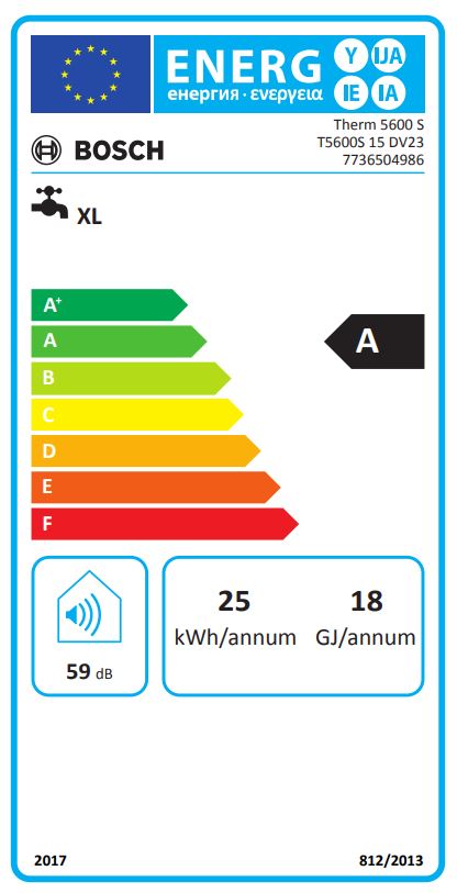 Scaldabagno a gas Metano 15 Litri Bosch Therm 5600 S 15 DV23 Camera Stagna