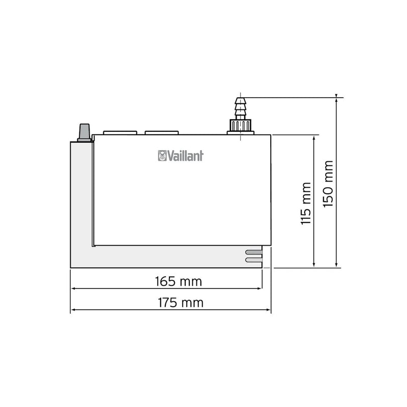 Pompa scarico condensa Vaillant ecoLEVEL 306287 per caldaie a condensazione