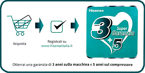 Climatizzatore Hisense Hi-Comfort Dual Split 9000+12000 btu Wi-Fi 2AMW52U4RXC